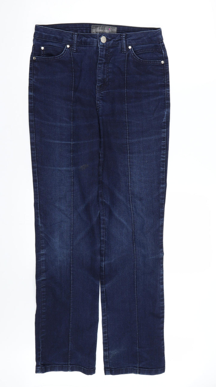 Per Una Womens Blue Denim Skinny Jeans Size 30 L29 in