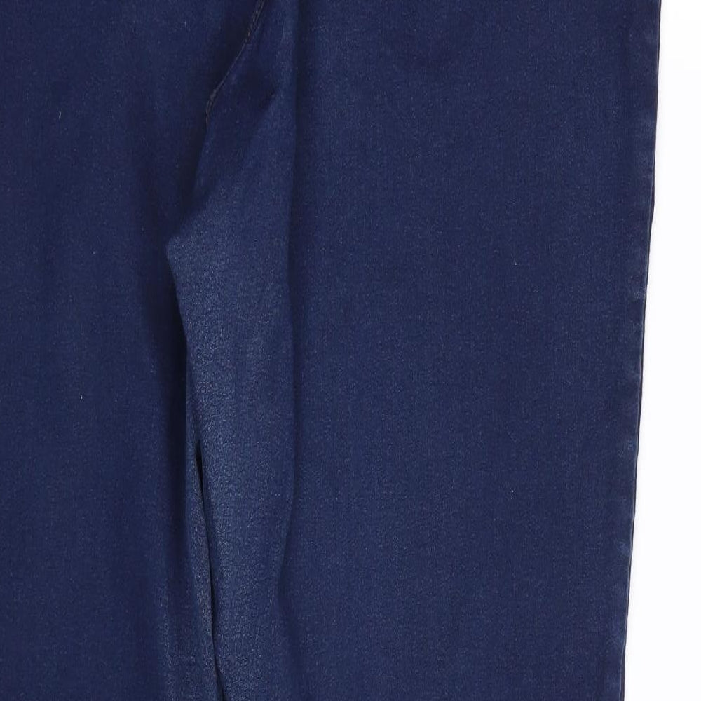 M&S Womens Blue  Denim Jegging Jeans Size 20 L28 in