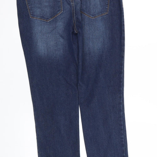 Sound/Stlye Womens Blue  Denim Skinny Jeans Size 12 L27 in