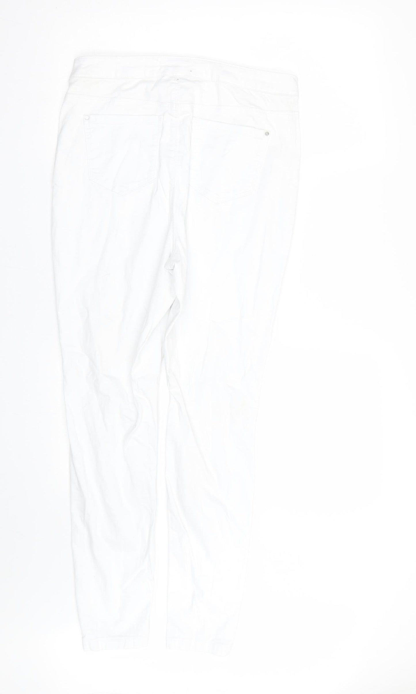 Vice Womens White   Skinny Jeans Size 16 L26 in