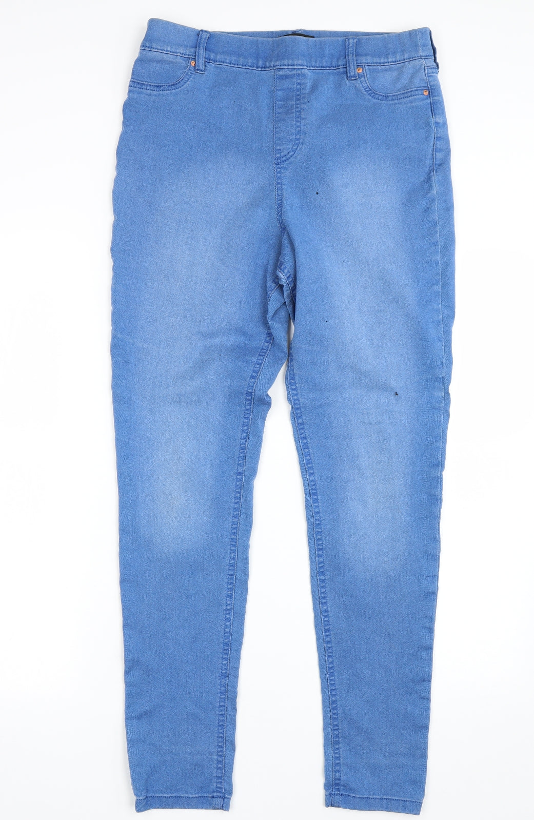 F&F Womens Blue  Denim Jegging Jeans Size 12 L27 in