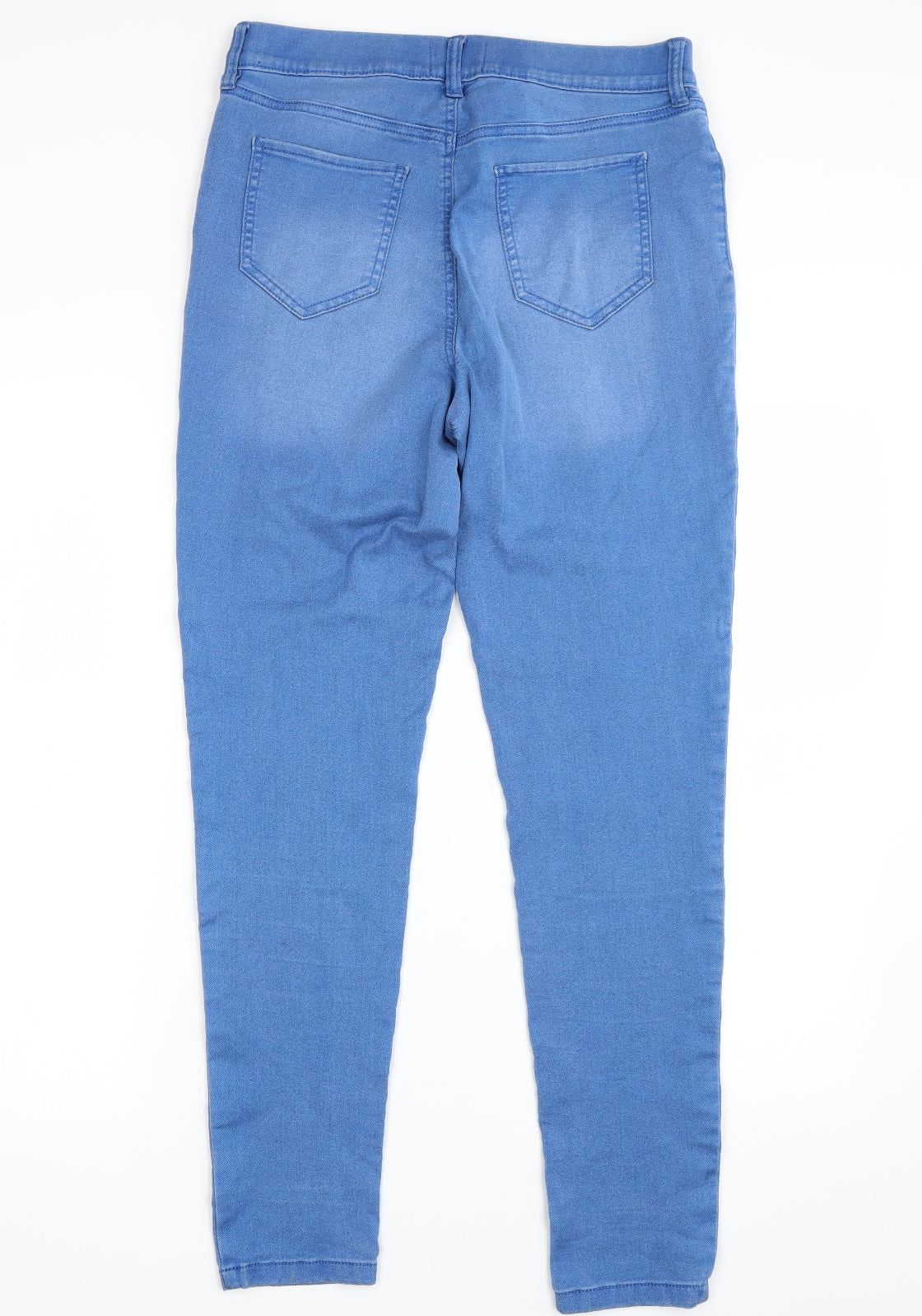 F&F Womens Blue  Denim Jegging Jeans Size 12 L27 in