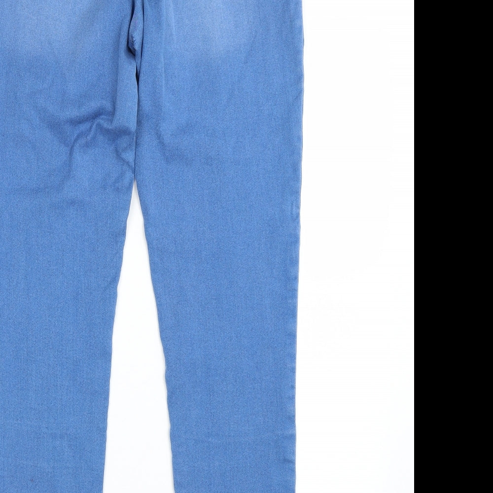 F&F Womens Blue  Denim Jegging Jeans Size 12 L27 in