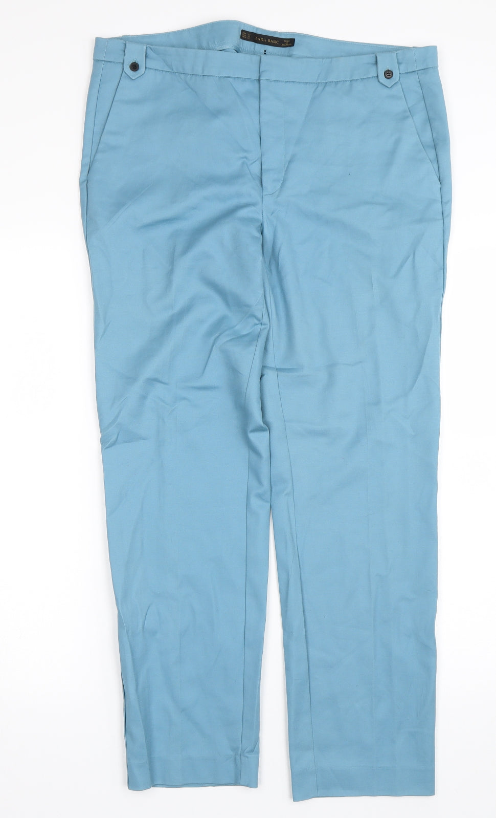 Zara Womens Blue   Trousers  Size 8 L27 in