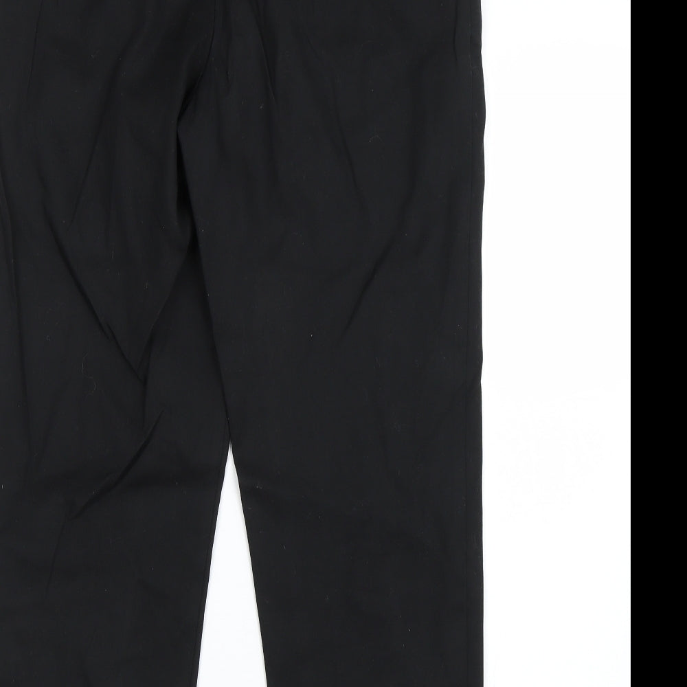 NEXT Womens Black   Trousers  Size 10 L22 in