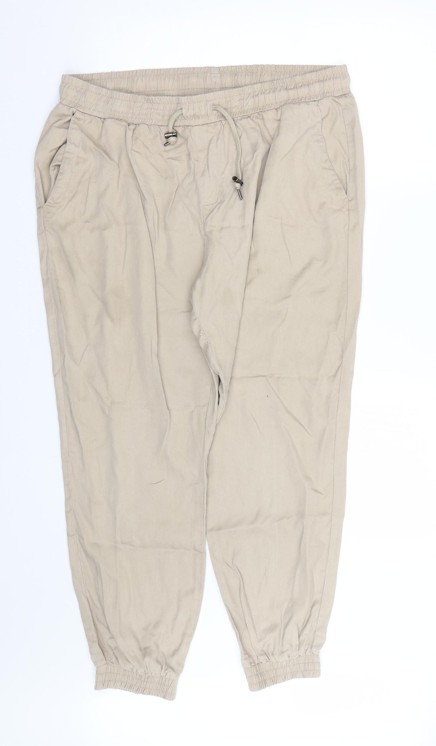 George Womens Beige   Jegging Trousers Size 16 L26 in