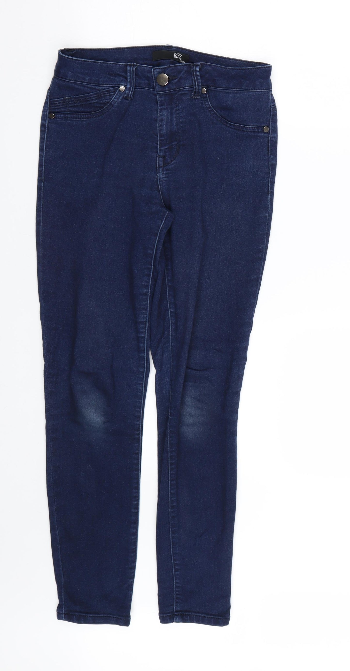 1822 Womens Blue  Denim Jegging Jeans Size 8 L25 in