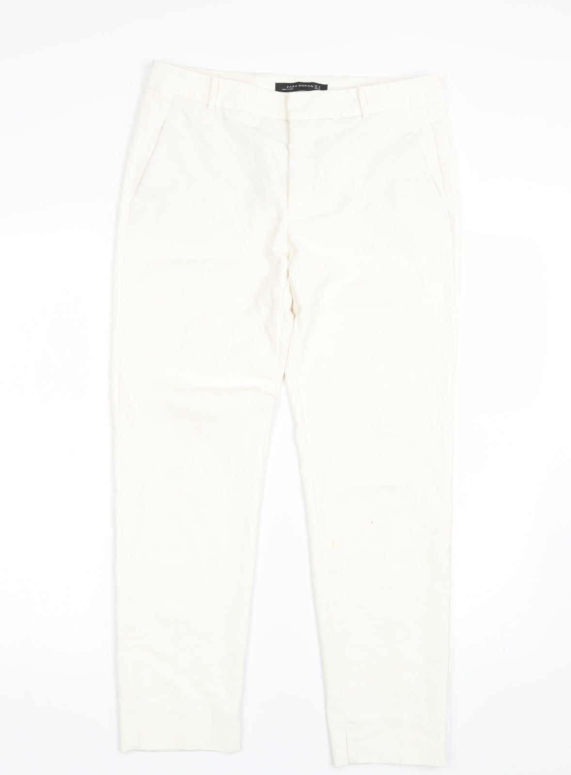 Zara Womens Beige   Trousers  Size M L26 in