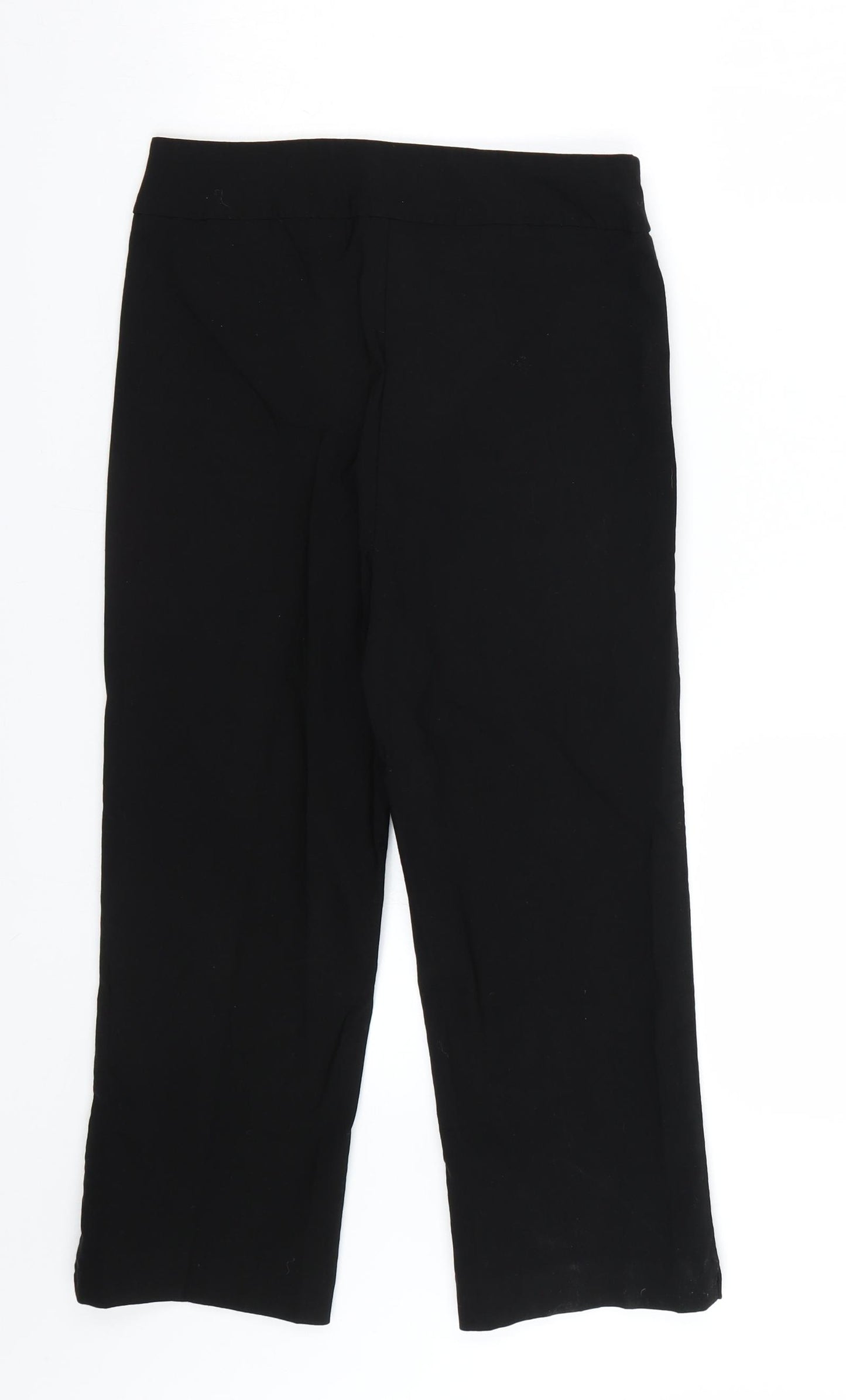 Papaya Womens Black   Cropped Trousers Size 10