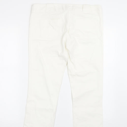 Select Womens White   Skinny Jeans Size 14 L22 in