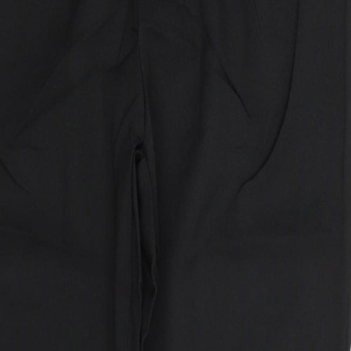 Preworn Womens Black   Trousers  Size XL L28 in