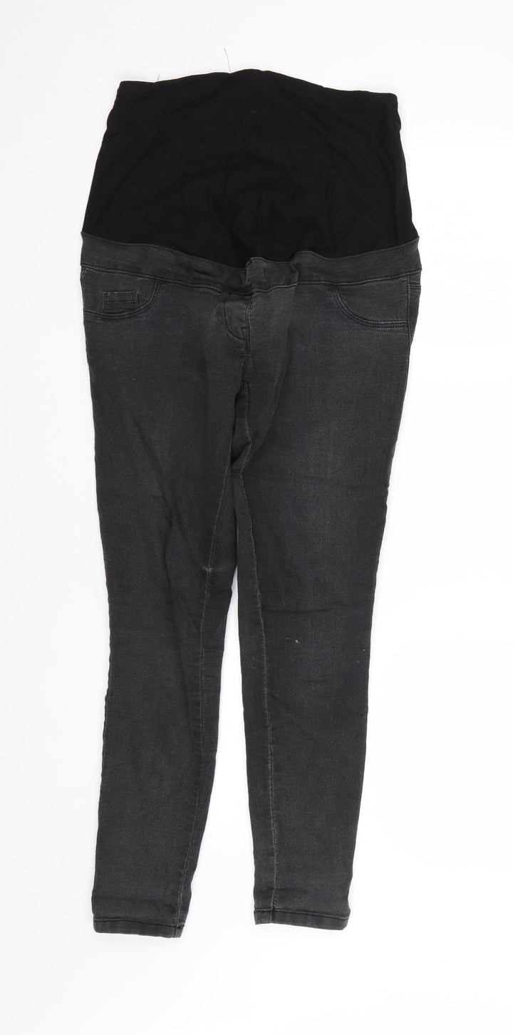 NEXT Womens Black Denim Skinny Jeans Size 8 L24 in