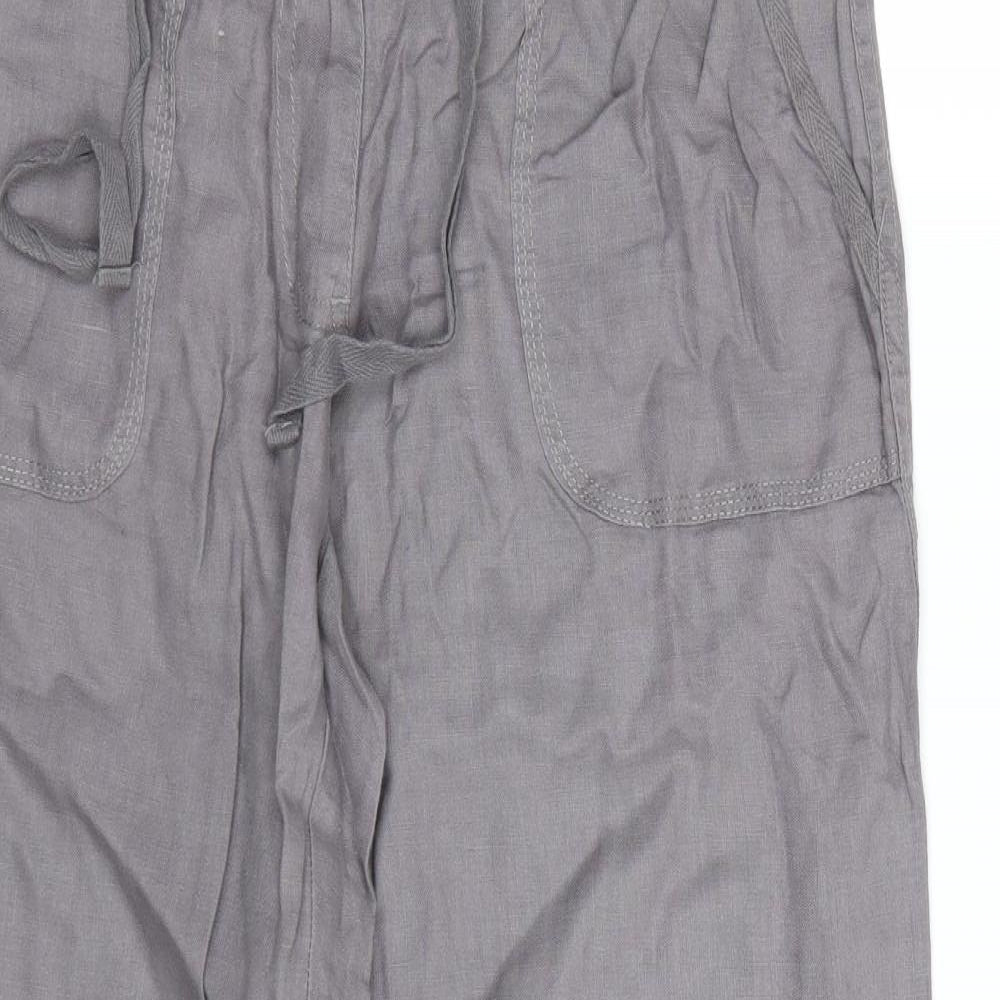 Atmosphere Womens Grey   Trousers  Size 10 L25 in