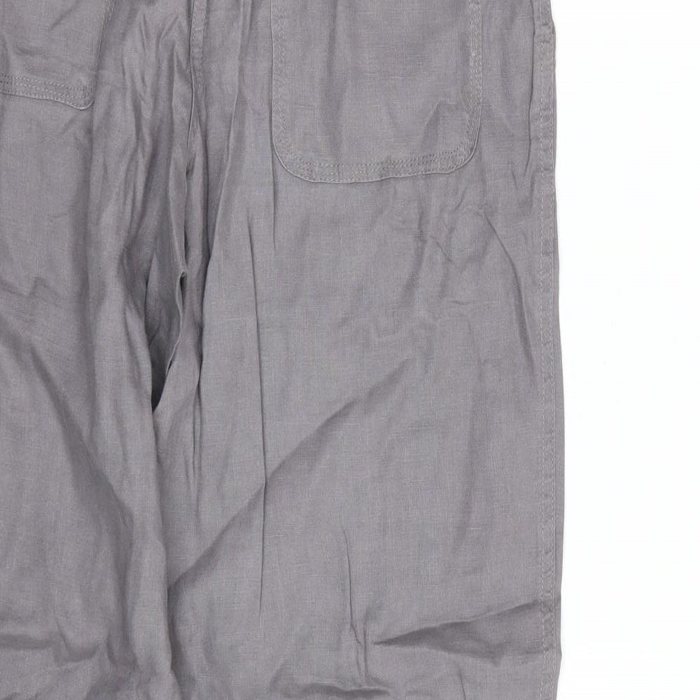 Atmosphere Womens Grey   Trousers  Size 10 L25 in