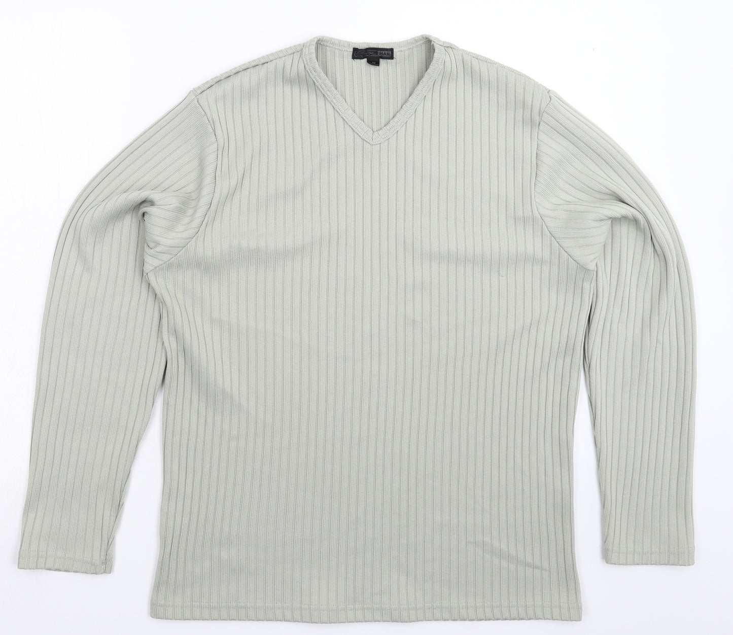 George Mens Green  Knit Pullover Jumper Size M