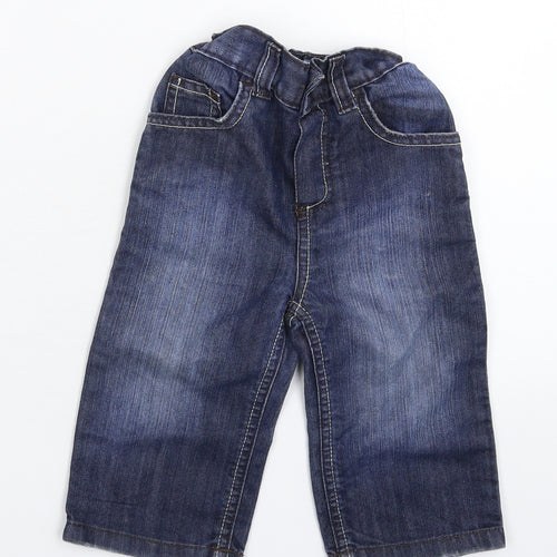 Cherokee Baby Blue  Denim Capri Jeans Size 12-18 Months