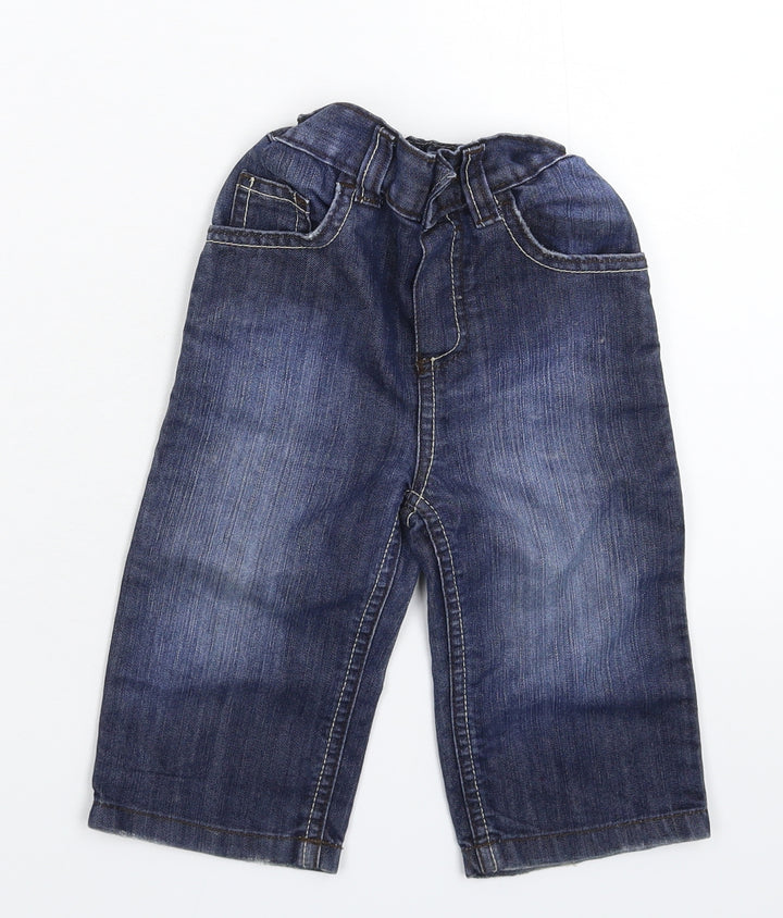 Cherokee Baby Blue Denim Capri Jeans Size 12-18 Months