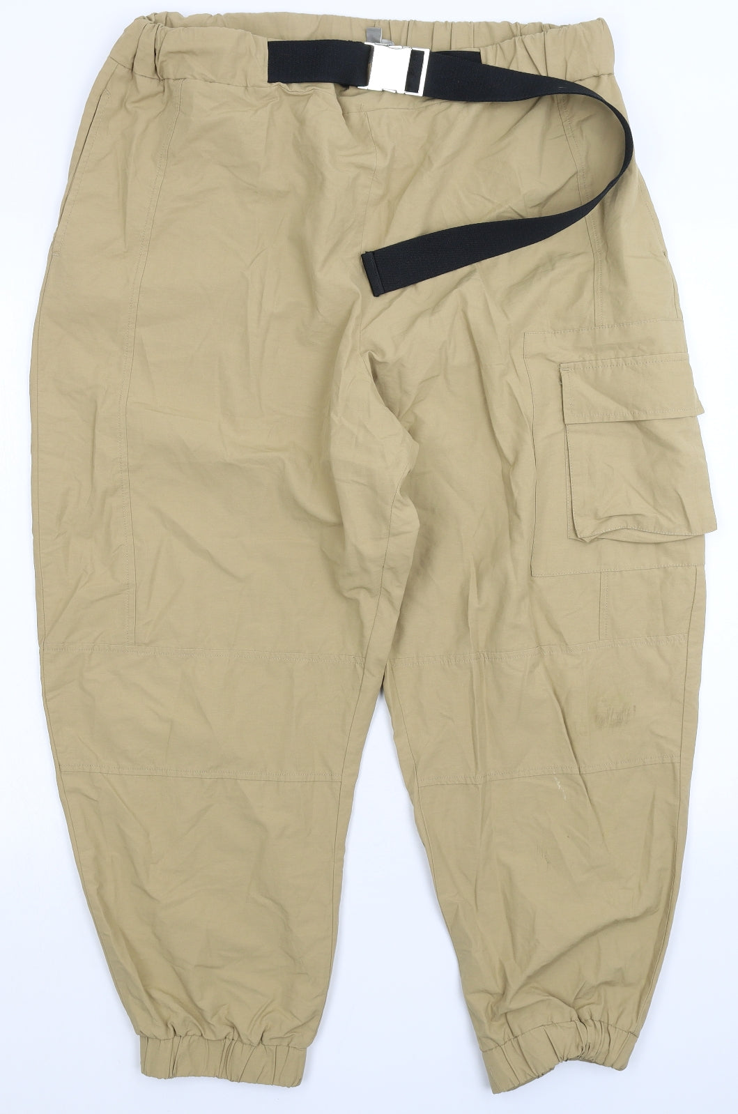 ASOS Womens Beige   Cargo Trousers Size 18 L26 in