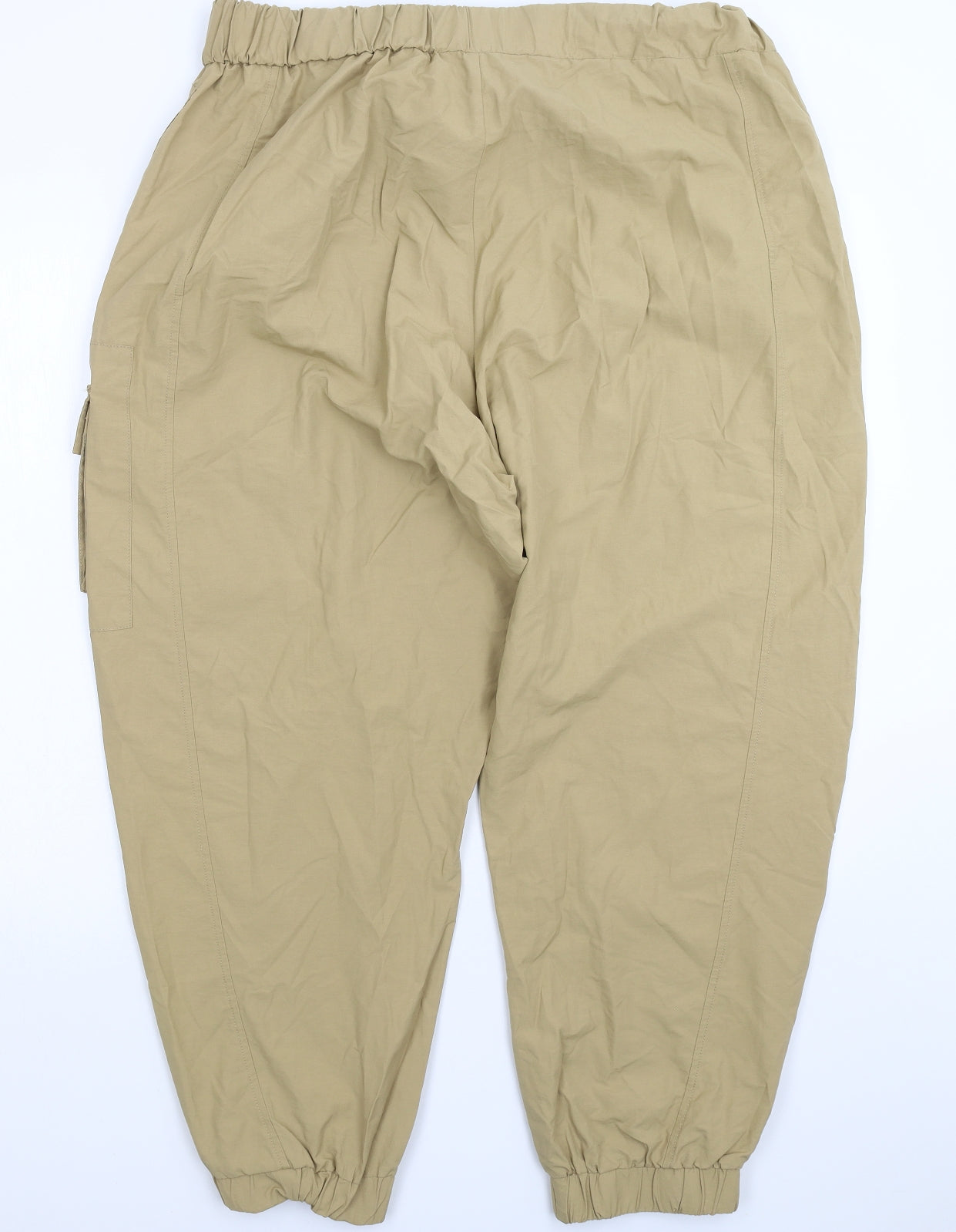 ASOS Womens Beige   Cargo Trousers Size 18 L26 in
