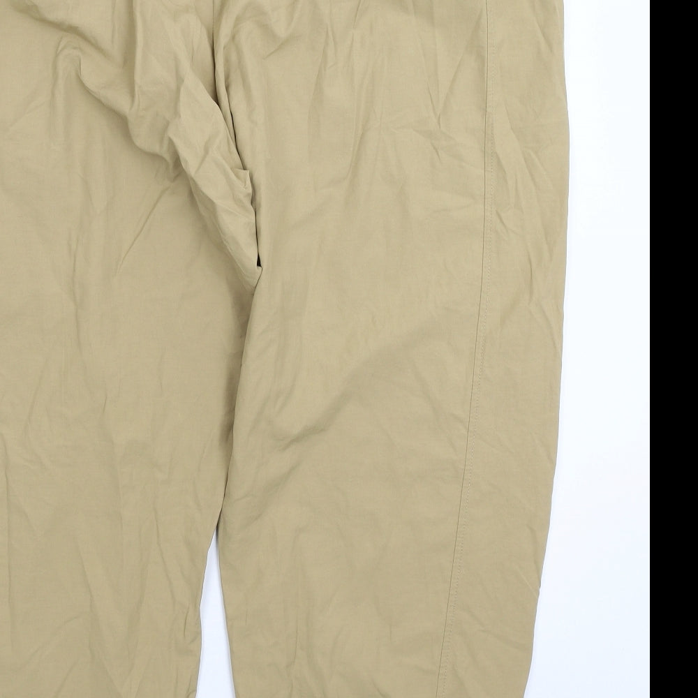 ASOS Womens Beige   Cargo Trousers Size 18 L26 in