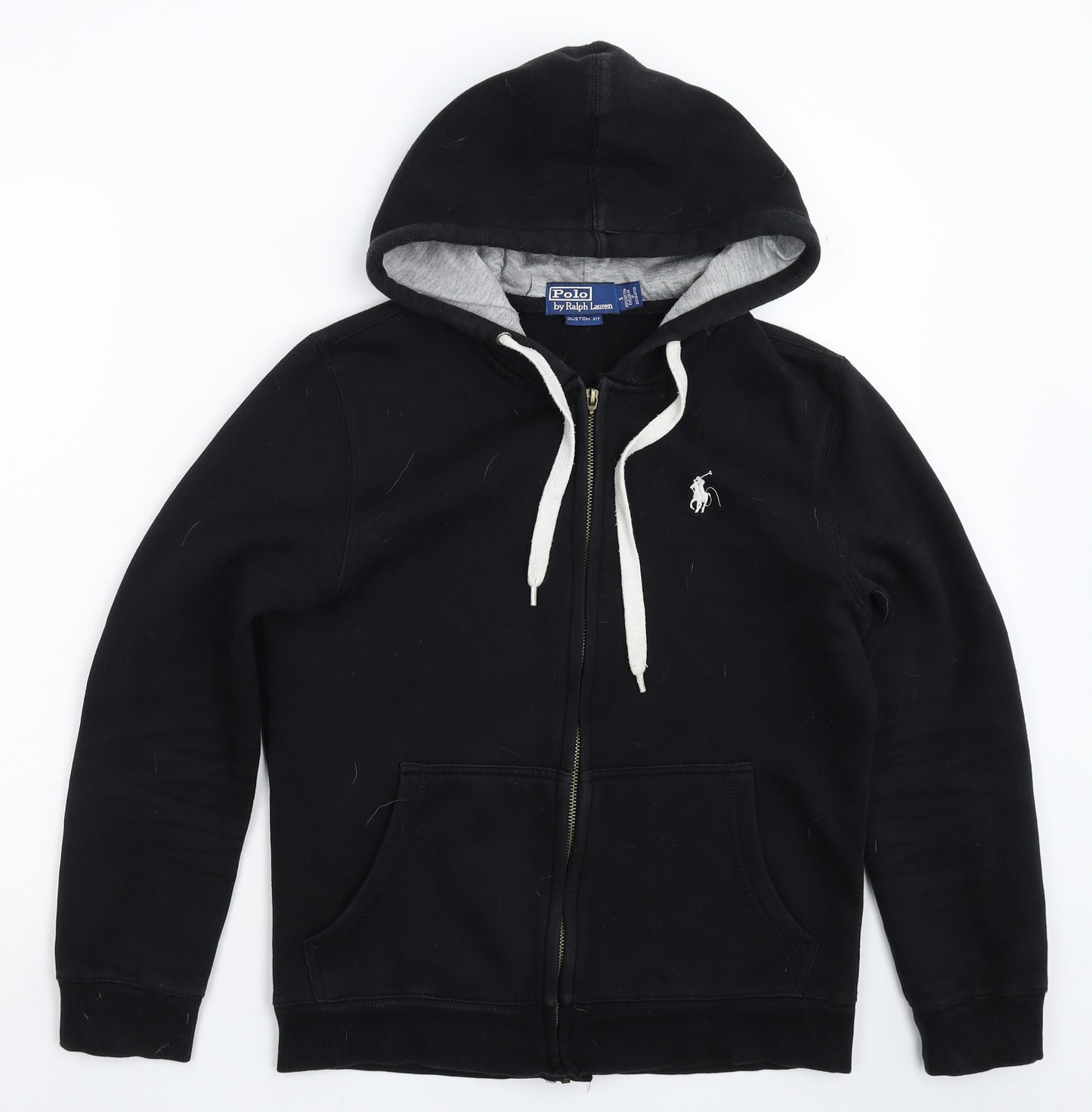 Polo Ralph Lauren Mens Black   Full Zip Hoodie Size S