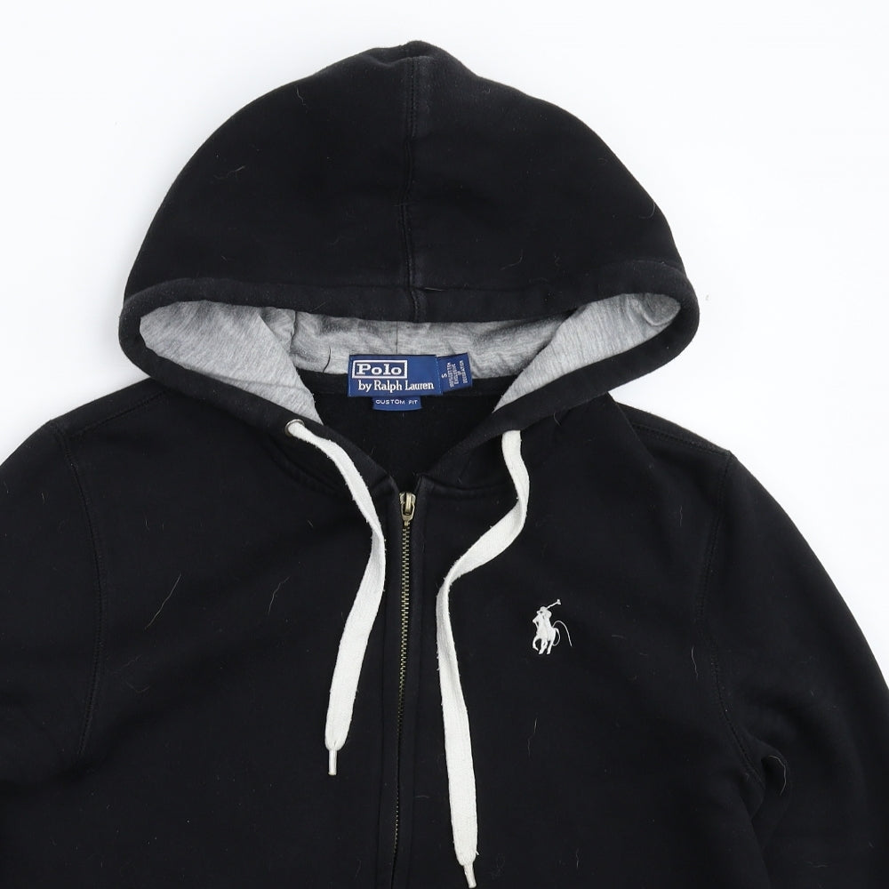 Polo Ralph Lauren Mens Black   Full Zip Hoodie Size S