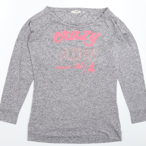 Admiral Womens Grey   Basic T-Shirt Size L