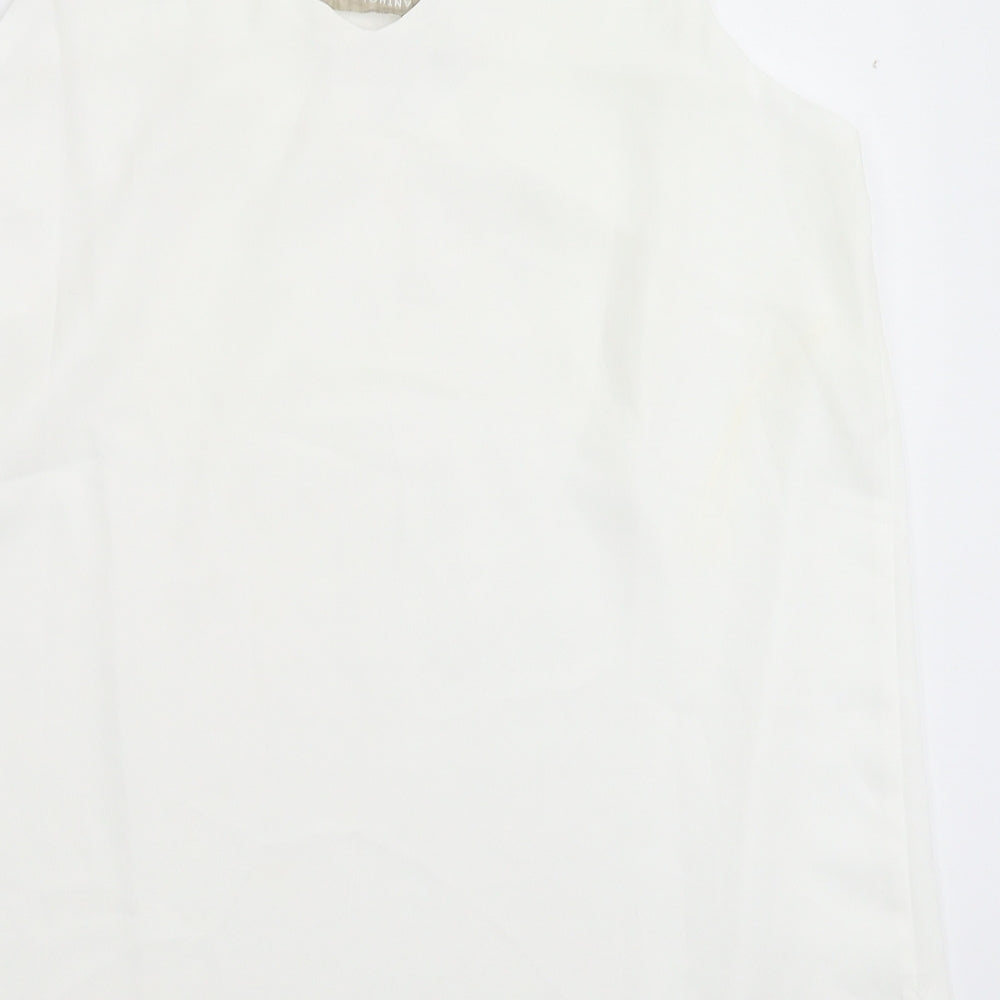 Anthology Womens White   Basic Tank Size 14