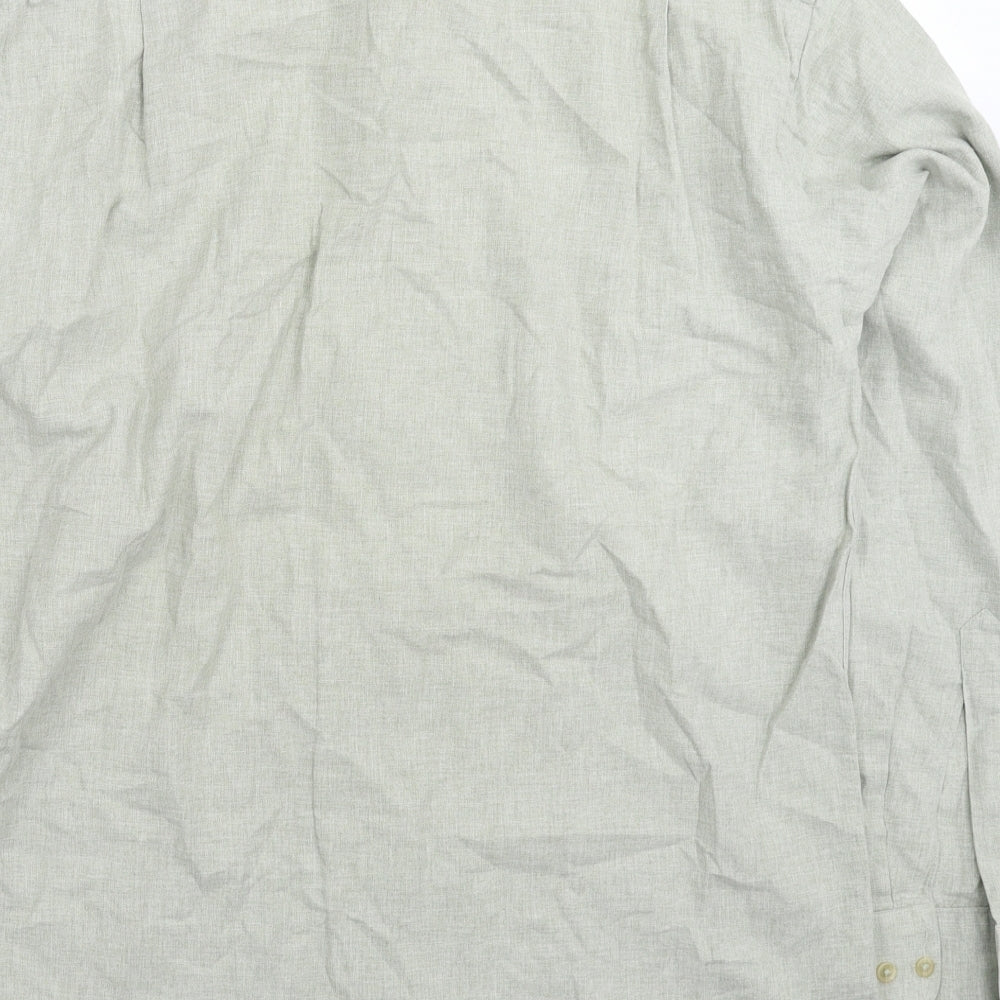 Marks and Spencer Mens Grey    Dress Shirt Size 15