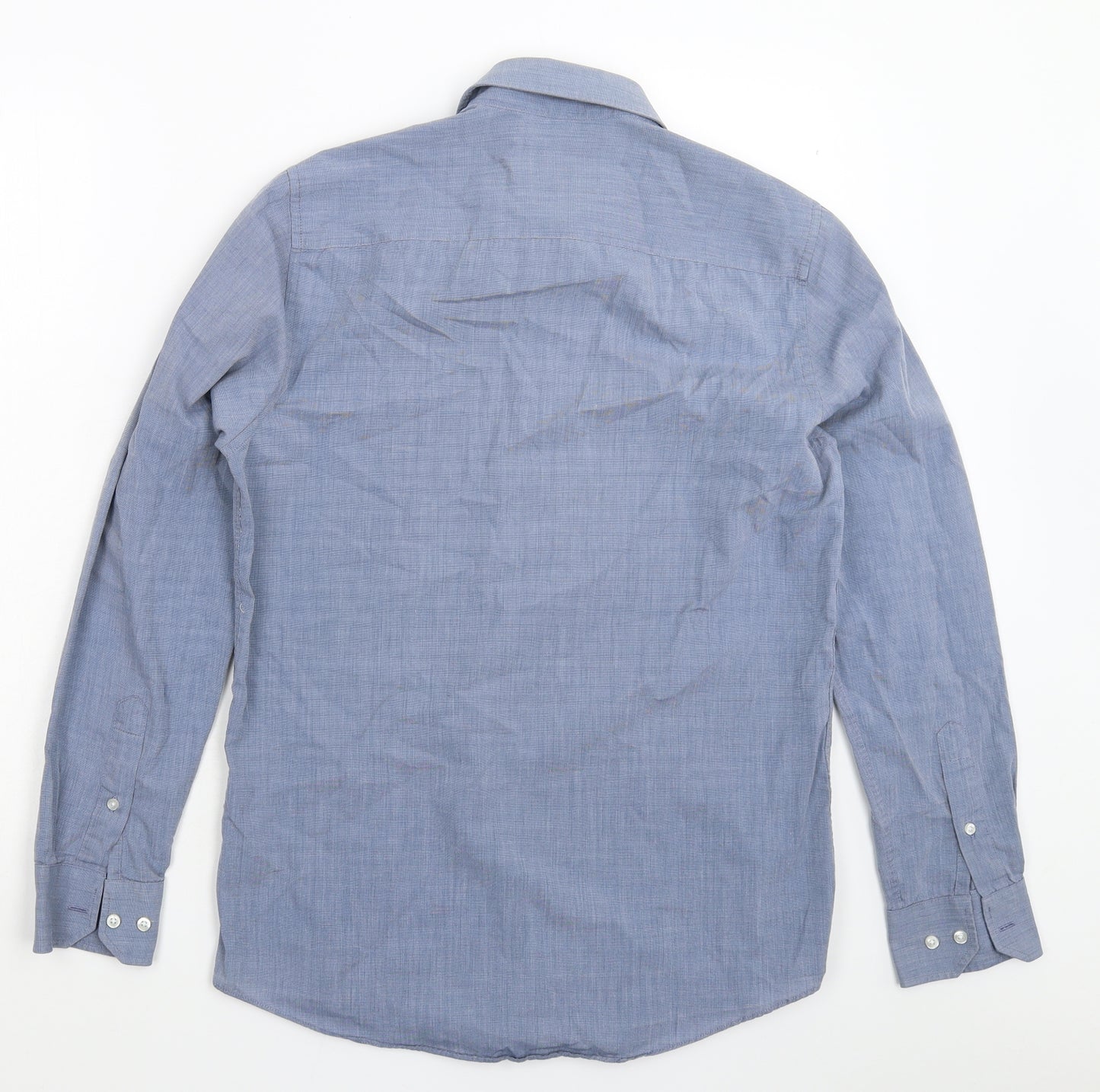 TU Mens Blue    Dress Shirt Size 14.5