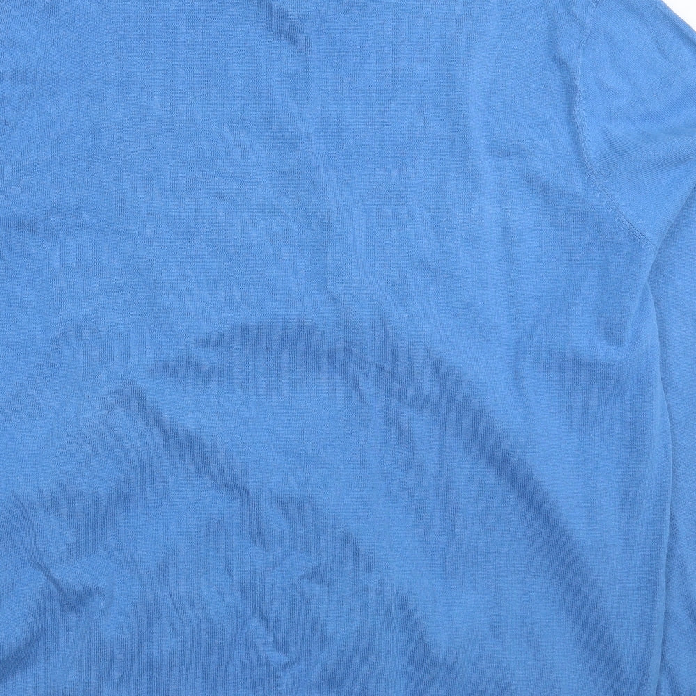 Capsule Mens Blue  Knit Pullover Jumper Size 3XL