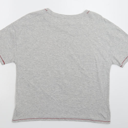 Day Dreams Womens Grey   Basic T-Shirt Size 14