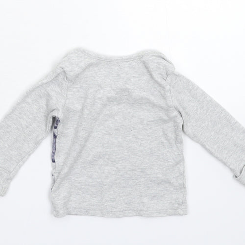 George Baby Grey   Basic T-Shirt Size 3-6 Months  - Disney
