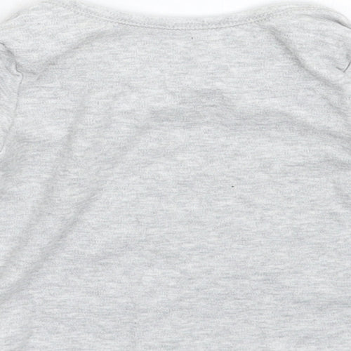 George Baby Grey   Basic T-Shirt Size 3-6 Months  - Disney