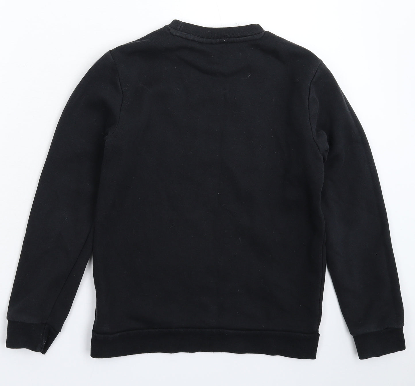 adidas Boys Black   Pullover Sweatshirt Size 11-12 Years
