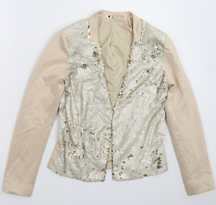 eve Womens Beige   Jacket Blazer Size 10