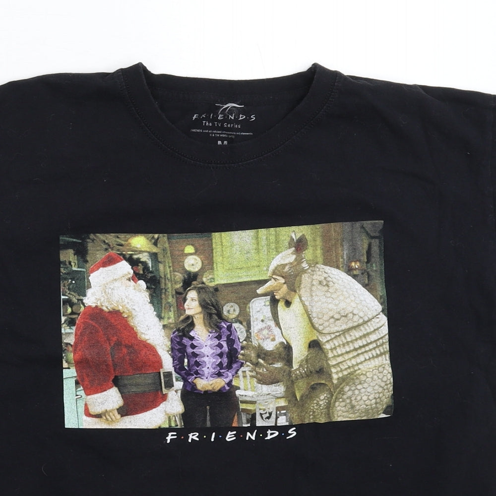 Friends Mens Black    T-Shirt Size M