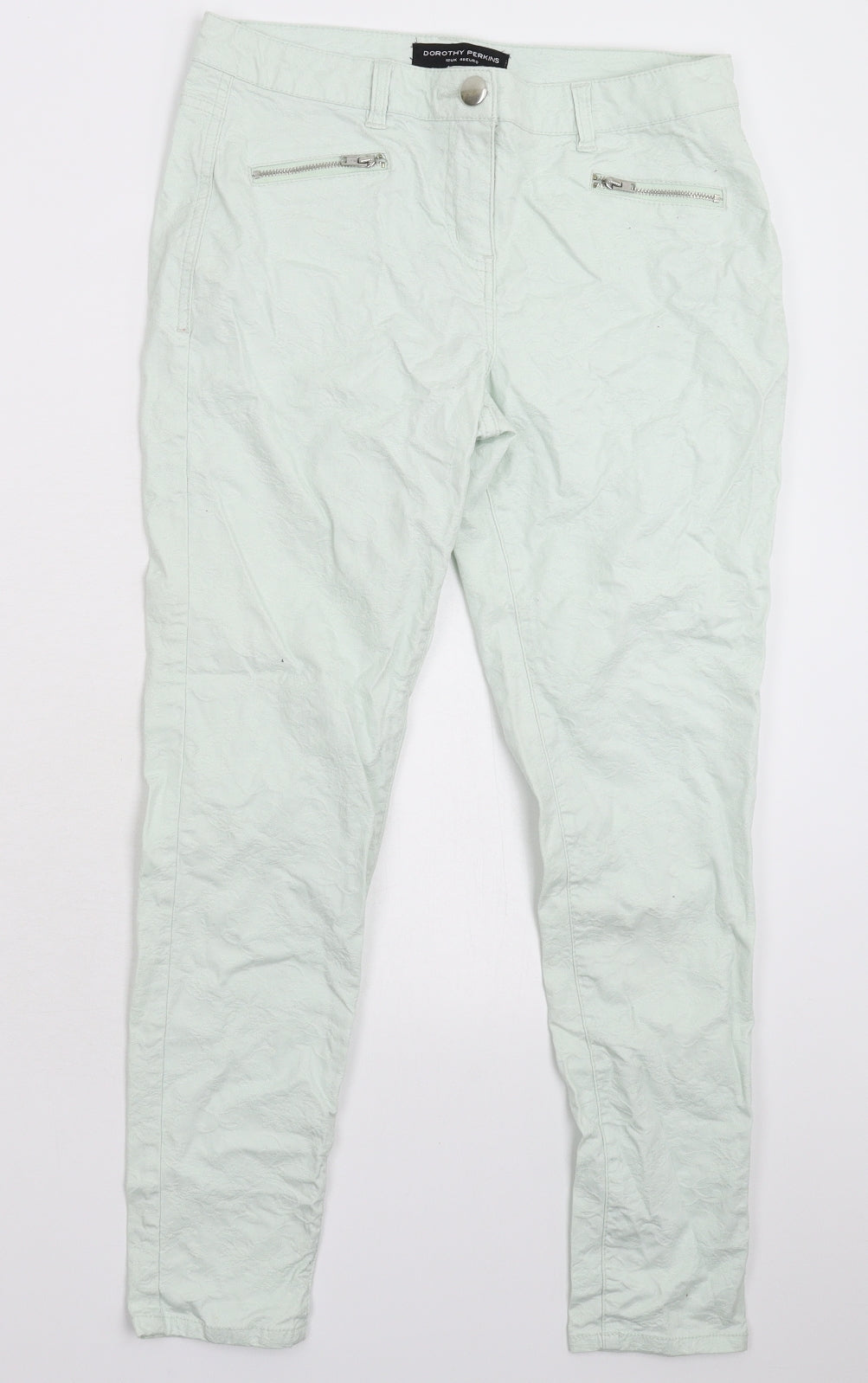 Dorothy Perkins Womens White   Jegging Trousers Size 12 L25 in