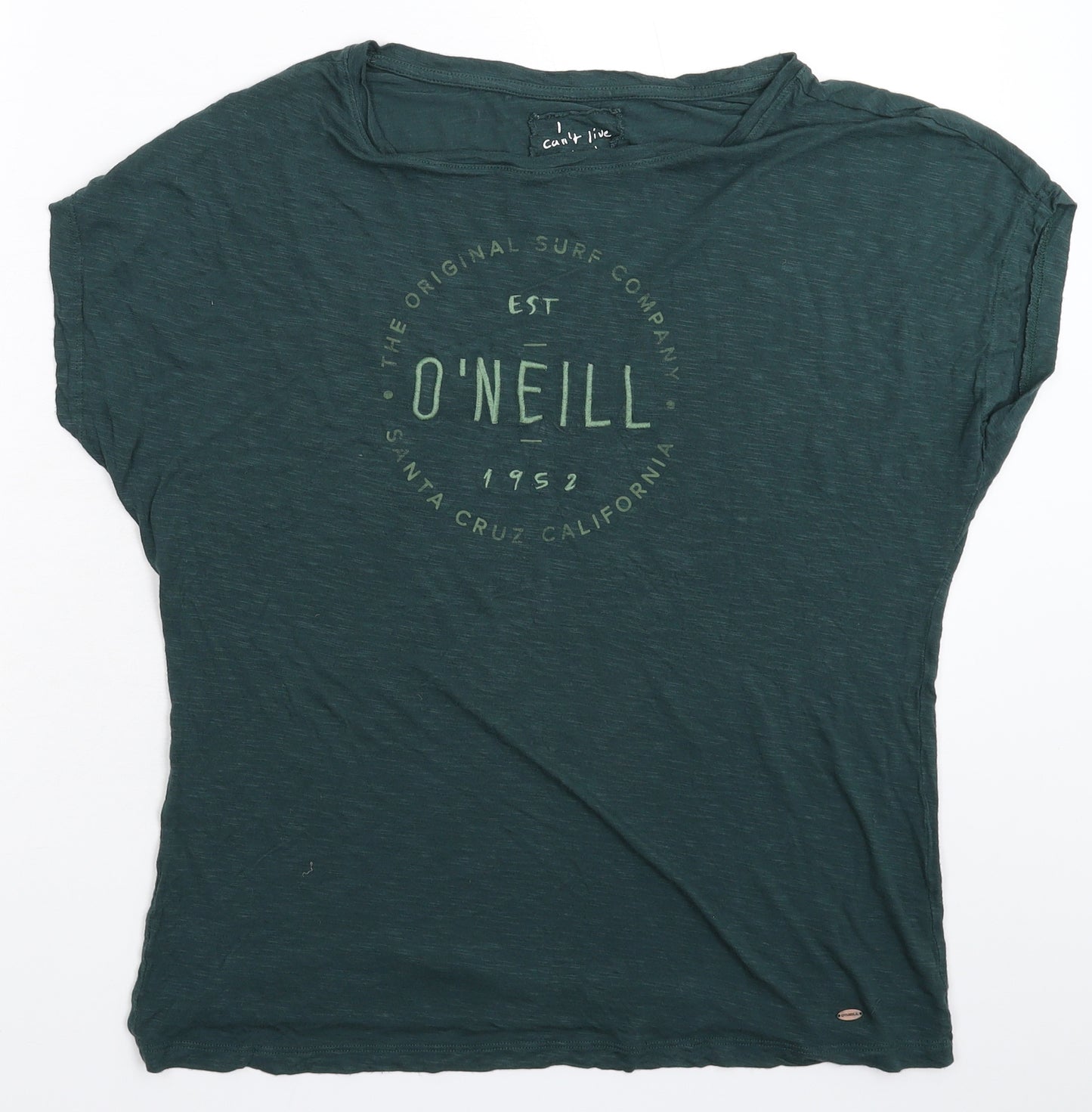 O'Neill Womens Green   Basic T-Shirt Size L