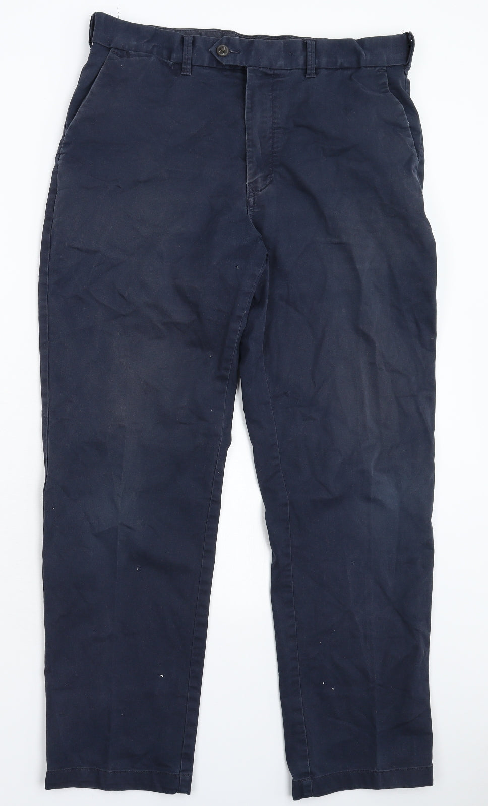 Blue Harbour Mens Blue   Chino Trousers Size 34 L31 in