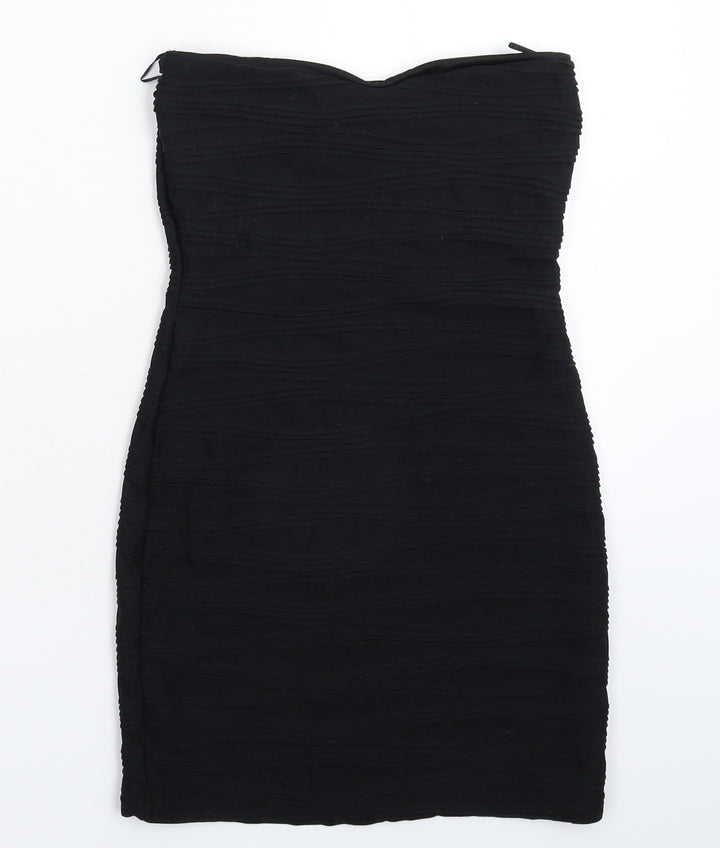 Boohoo Womens Black Mini Size 8