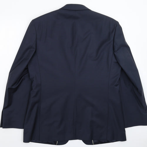 Limehaus Mens Blue   Jacket Suit Jacket Size 44
