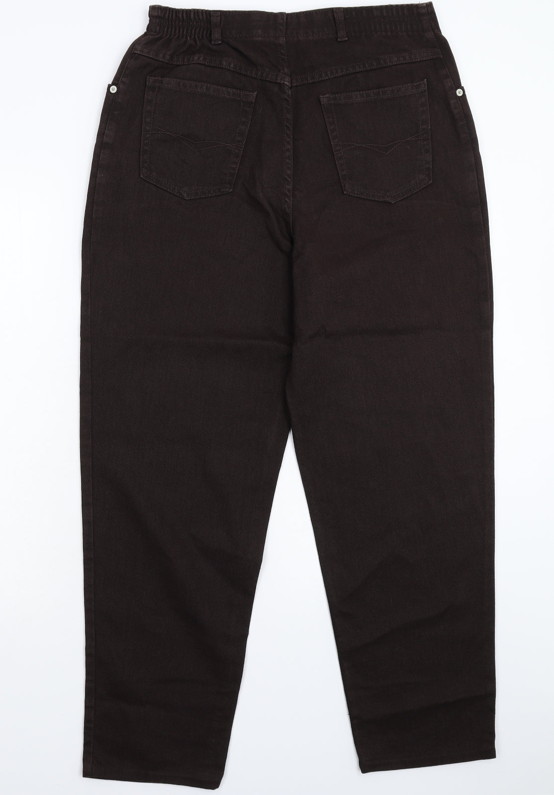 Marks and Spencer Womens Grey  Denim Straight Jeans Size 16 L28 in