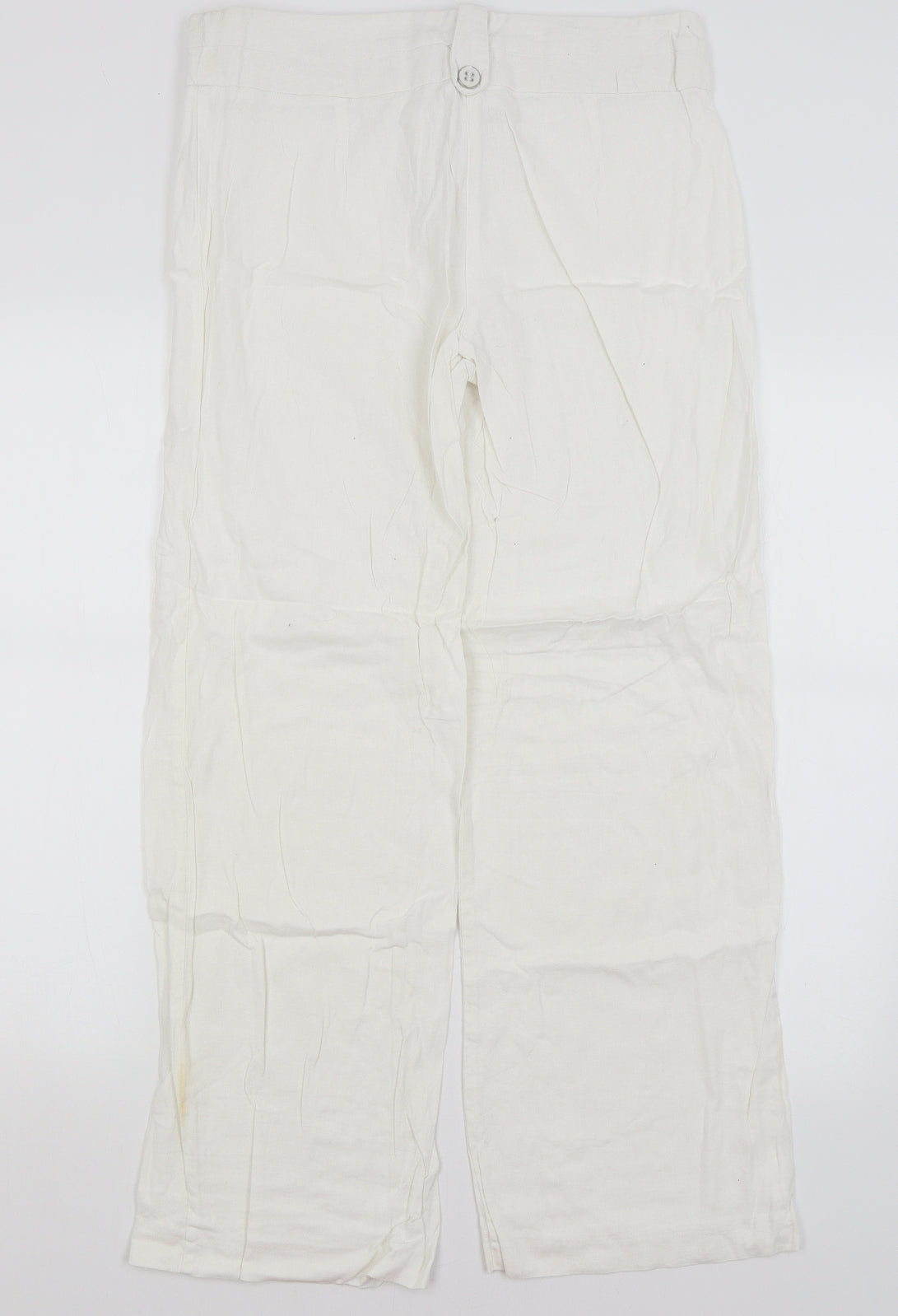 George Womens White   Trousers  Size 12 L29 in