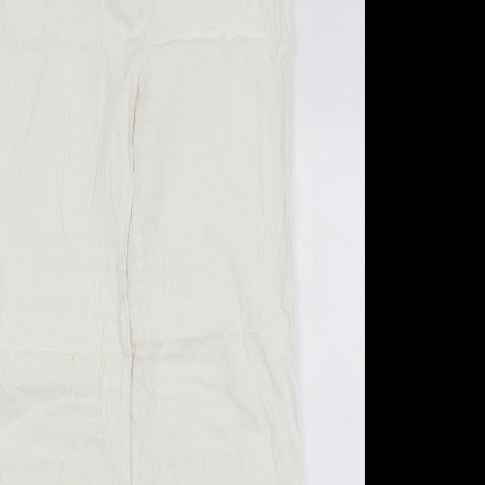 George Womens White   Trousers  Size 12 L29 in