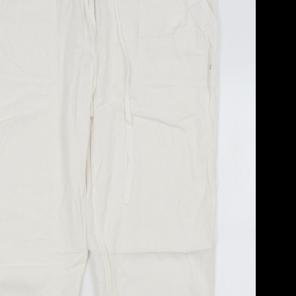 Rogers + Rogers Womens White   Trousers  Size 22 L29 in