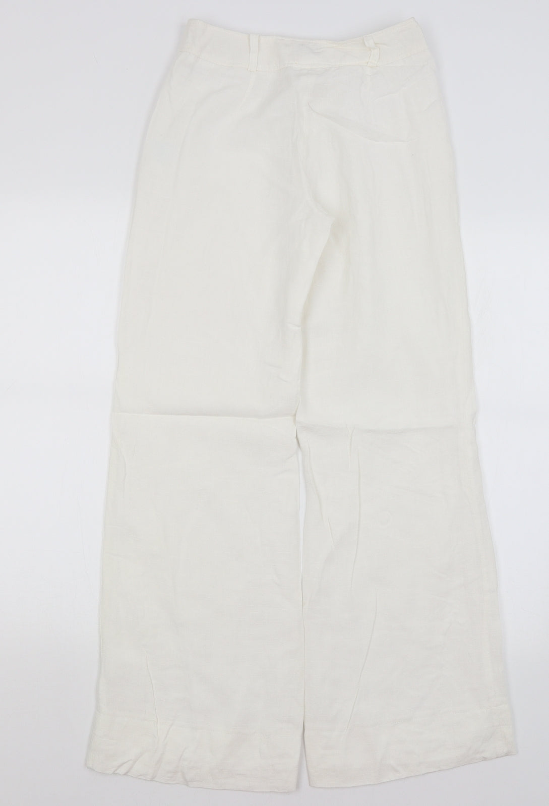 Oasis Womens White   Trousers  Size 6 L30 in