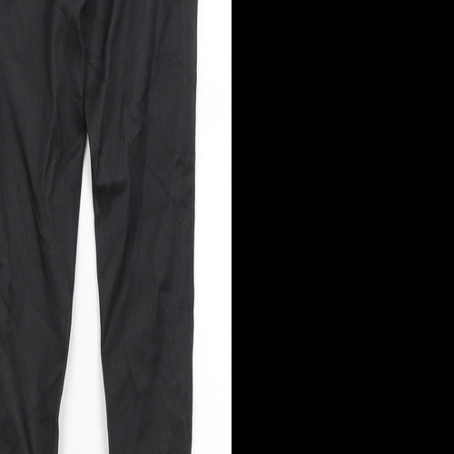 Boohoo Womens Black   Trousers  Size 6 L26 in