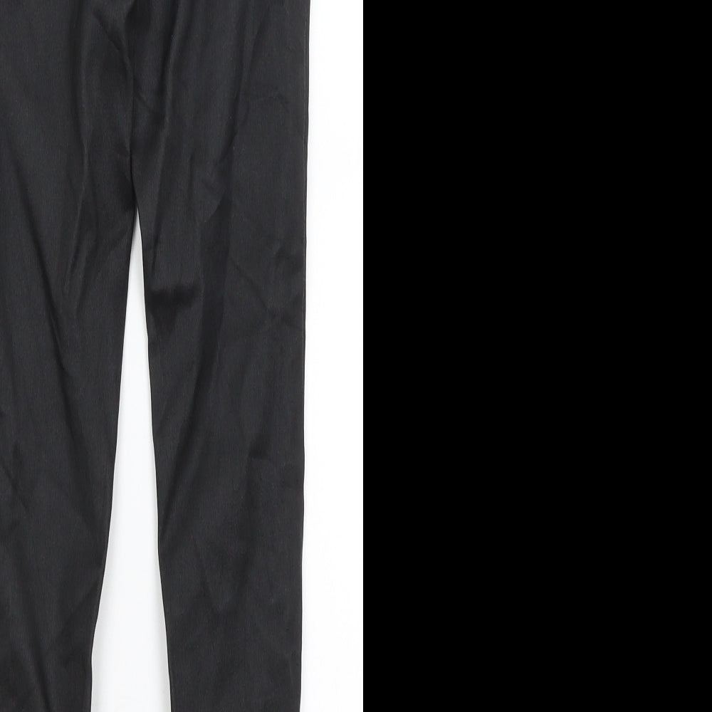 Boohoo Womens Black   Trousers  Size 6 L26 in