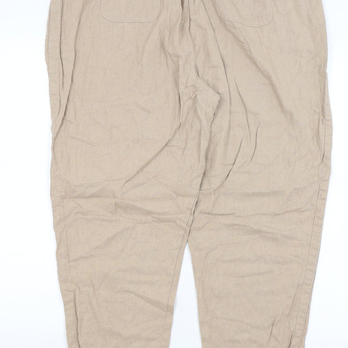 Simply Stock Shop Womens Brown   Trousers  Size 20 L28 in